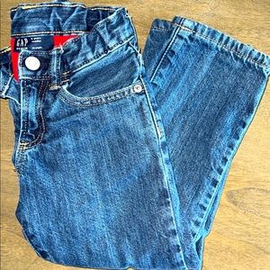 Gap toddler fleeced lined jeans size 4T.